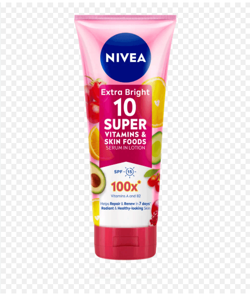 NEVEA EXTRA BRIGHT VITAMINS SKIN FOODS SERUM 320 ml